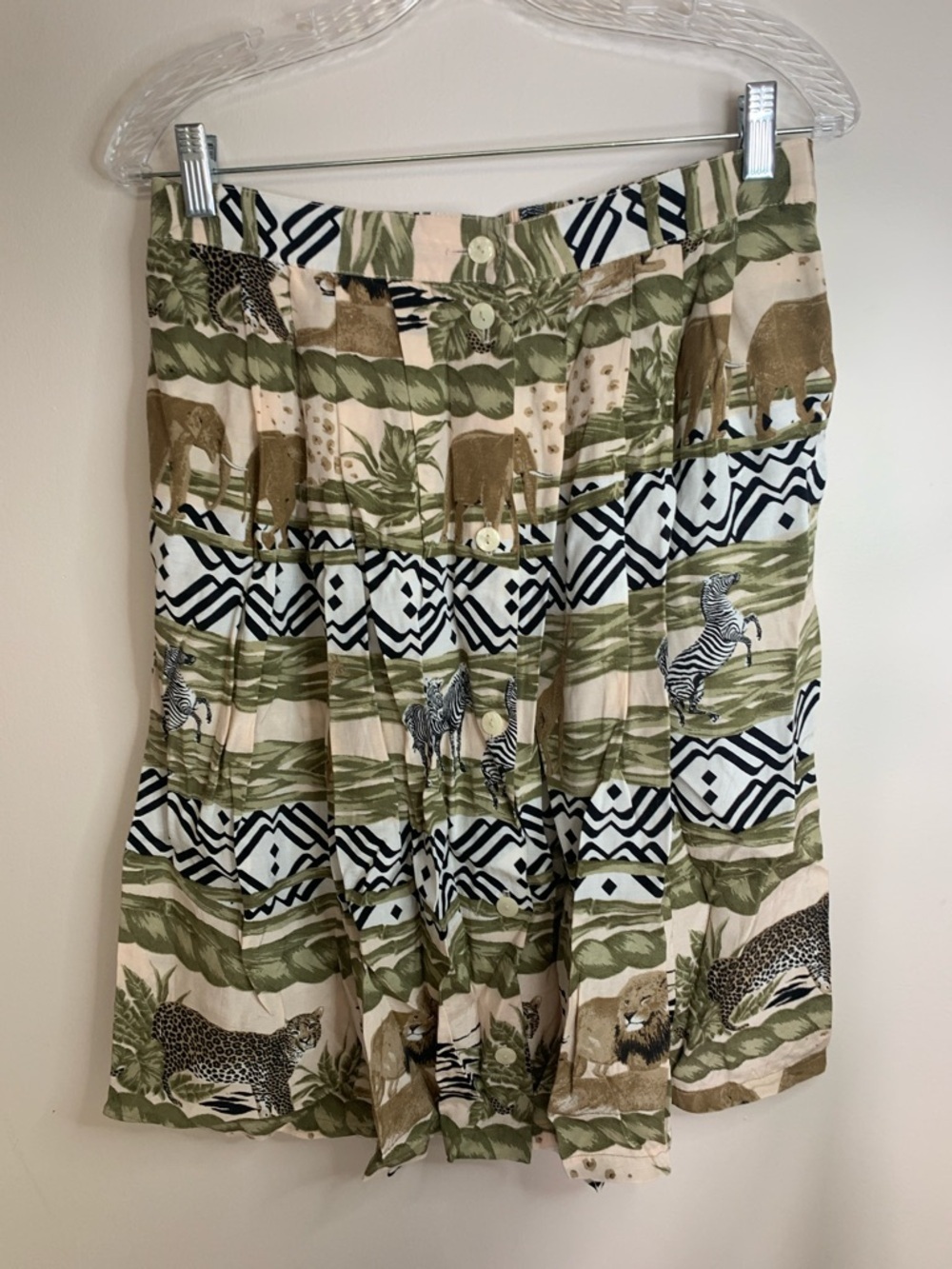 Vintage Safari Skirt M
